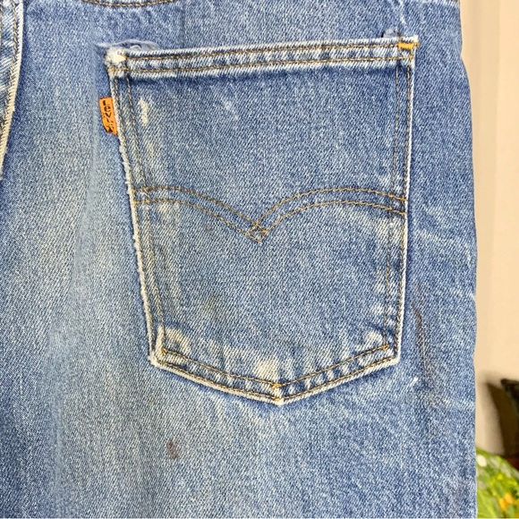 VTG Levi's 517 Orange Tab Jeans - Picture 4 of 11